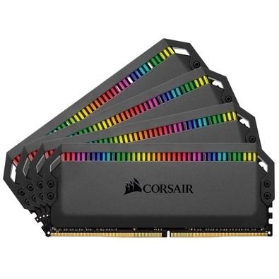 Corsair Dominator Platinum RGB a memória DDR4 redefine a memória DDR4 premium, com acabamento superior em alumínio, chips de memória de alta frequênci