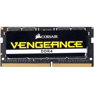 Kit de memória VENGEANCE Series 16GB (1x 16GB) DDR4 SODIMM 2400MHz CL16, dê uma memória de desempenho ultrarrápido SODIMM para seu laptop com DDR4. Os