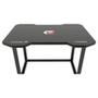 Mesa Gamer Fortrek Vickers - Preto e Vermelho   A Mesa Gamer Fortrek Vickers traz o conforto que suas longas partidas precisam! Pensando na ergonomia 