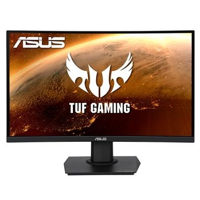 O Monitor Gamer Asus 23.6´ TUF Gaming VG24VQE é uma tela curva Full HD (1920x1080) de 23,6 polegadas com uma taxa de atualização ultrarrápida de 165Hz