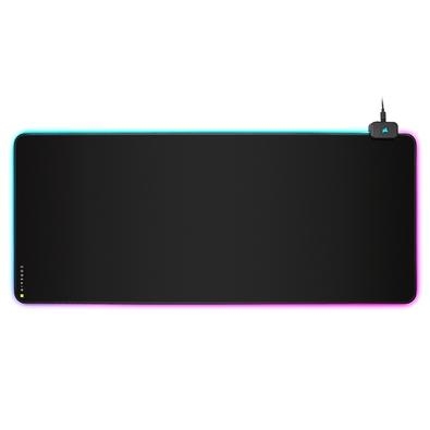 Mousepad Gamer Corsair MM700, RGB, Estendido 930mmx400mm, Preto O Mouse pad gamer estendido de tecido CORSAIR MM700 RGB Extended oferece uma superfíci