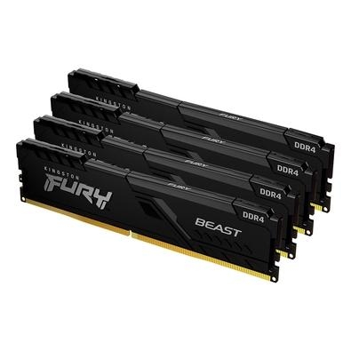 Memória Kingston Fury Beast A memória Kingston FURY Beast DDR4 proporciona um poderoso aumento de performance para jogos, edição de vídeo e renderizaç