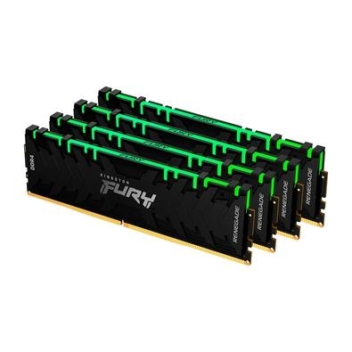 Memória Kingston Fury Renegade RGB A ultrarrápida memória Kingston FURY Renegade DDR4 RGB é a atualização perfeita para o gamer que deseja um desempen