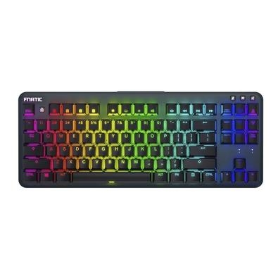 Teclado Gamer Fnatic MiniStreak Silent   O premiado FNATIC miniSTREAK é um teclado de esportes eletrônico RGB totalmente equipado com um cabo destacáv