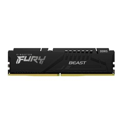 Memória Kingston Fury Beast, 16GB, 5600MHz, DDR5, CL40, Preto   Kingston FURY Beast DDR5 a memória traz a mais recente e avançada tecnologia para plat