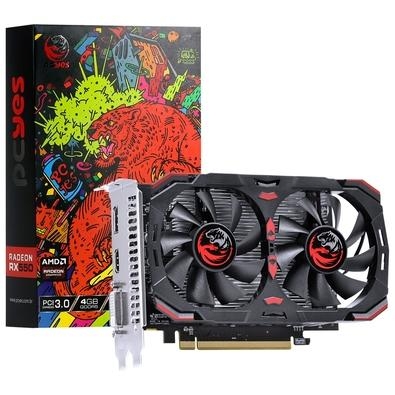 Placa de Vídeo Pcyes AMD Radeon RX 550, 4GB, GDDR5, Grafiti Series - PAJRX550DR5DF