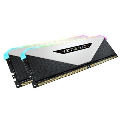 Memória Corsair Vengeance RT, RGB, 16GB (2x8GB), 3600MHz, DDR4, CL18, Branco A Memória Corsair Vengeance RT DDR4 conta com Iluminação RGB Dinâmica, ca