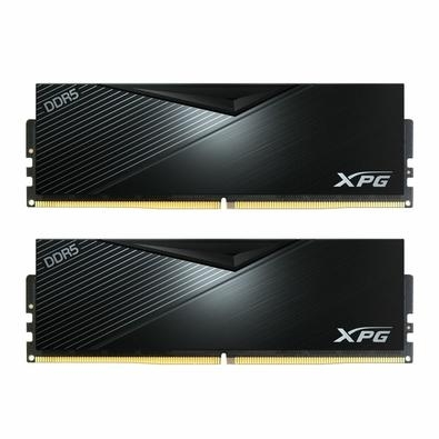 Memória XPG Lancer, 32GB (2x16GB), DDR5, 5200MHz, CL38, Preto O XPG LANCER DDR5 eleva a fasquia na memória de jogos. Ele oferece maior largura de band