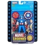 Boneco Marvel Legends Series Aniversário de 20 anos Capitão América Hasbro, Figura 15cm