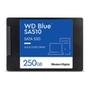 SSD WD Blue 250 GB, SATA, Leitura 555MB/s, Gravação 440MB/s   Maior Produtividade Dê uma nova vida ao seu PC para que você possa impulsionar seu traba