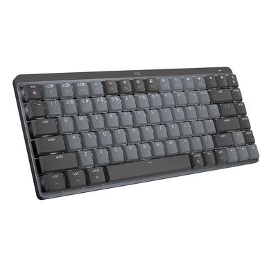 Teclado Mecânico Sem Fio Logitech MX Mechanical Mini   Digitação mecânica fluida e silenciosa: o teclado mecânico MX Mini possui teclas tactile silenc