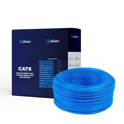 Cabo de rede Cat6 KaBuM! Smart 500   Velocidade como você nunca viu! O Cabo CAT6 KaBuM! Smart foi feito para suportar uma velocidade de transmissão de