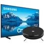 Samsung Smart TV 60" Crystal UHD 4K 60AU8000 + Robô Aspirador de Pó KaBuM! Smart 500   Samsung Smart TV 60´´ Crystal UHD 4K 60AU8000 Aproveite um novo