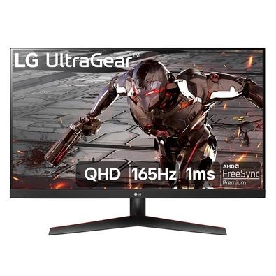 Monitor Gamer LG UltraGear 32" Uma velocidade ultrarrápida de 165Hz permite que os jogadores vejam o próximo quadro rapidamente e fazem com que a imag