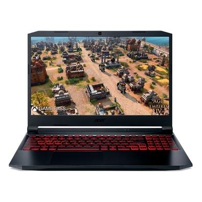 Notebook Acer Nitro 5, Intel Core i7-11800H, 8GB, GeForce RTX3050, SSD 512GB, 15.6 Full HD, Windows 11, Preto e vermelho   AGORA O JOGO COMEÇA DE VERD