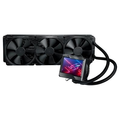 Water Cooler Asus ROG Ryujin II   360 com LCD de 3.5", ventoinha embutida na bomba e 3 ventoinhas de radiador Noctua iPPC 2000 PWM de 120mm. A bomba d