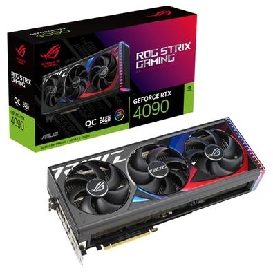 ROG Strix GeForce RTX 4090 OC Edition 24 GB GDDR6X   Multiprocessadores de streaming NVIDIA Ada Lovelace: Desempenho e eficiência de energia até 2x, N