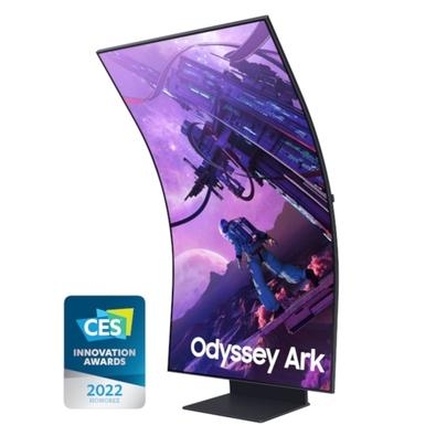 Monitor Gamer Samsung Odyssey Ark Curvo 55 4K UHD LED Personal Gaming Theater Veja mais em uma tela curva de 55 polegadas e 1000R. O Quantum Mini-LED 