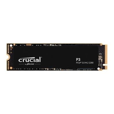 SSD Crucial P3, 500 GB   As velocidades básicas de inicialização não são suficientes - não no trabalho, em movimento ou no jogo. Mas o SSD Crucial P3 