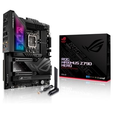 Aprimorado e pronto com mais potência, resfriamento robusto e E/S flexível para escalar seu equipamento à vontade, a ROG Maximus Z790 Hero coloca tudo