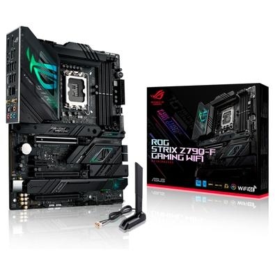 Por trás de seus dissipadores de calor escuros e estética pensativa, a ROG Strix Z790-F traz uma solução de energia e recursos de overclocking que lev