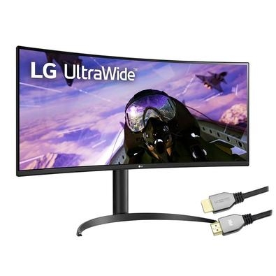 Monitor Gamer LG 34 LED Ultra Wide Curvo   Aproveite os mais recentes vídeos e jogos HDR O HDR10 eleva a qualidade da imagem para uma experiência de i