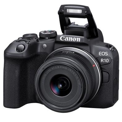 Câmera Digital Canon EOS R10   MIRRORLESS HÍBRIDA, PEQUENA, RÁPIDA E POTENTE. Uma câmera tão versátil que é capaz de enfrentar praticamente qualquer s