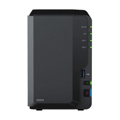 Storage Synology NAS DS223   Tenha Seus Dados Sob Controle Consolide arquivos de várias fontes em sua própria nuvem privada. O DS223 simplifica o proc