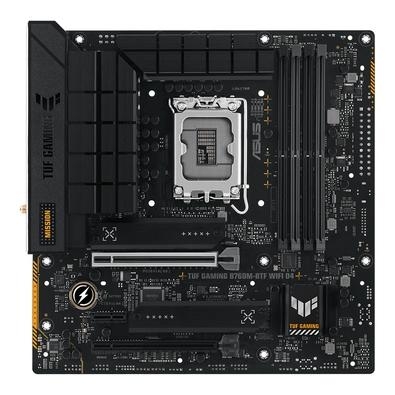 A TUF GAMING B760M-BTF WIFI D4   Pega todos os elementos essenciais dos mais recentes processadores Intel e os combina com recursos prontos para jogos