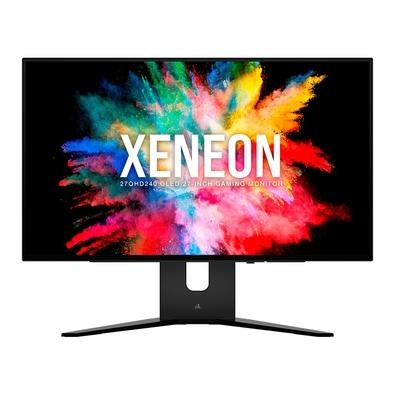 Monitor gamer Corsair Xeneon Sinta-se dentro do jogo com o monitor gamer CORSAIR XENEON 27QHD240 que integra tecnologia OLED da LG Display. Seus jogos