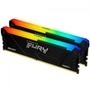 A memória Kingston FURY Beast DDR4 RGB* proporciona um poderoso aumento de performance para jogos, edição de vídeo e renderização.     Com um visual a