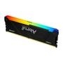 A Kingston FURY™ Beast DDR4 RGB impulsiona sua performance com velocidades de até 3733MHz, estilo desafiador e luzes RGB no comprimento do módulo para