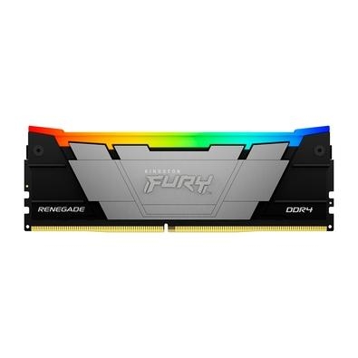 Memória Kingston Fury Renegade RGB   A Kingston FURY KF432C16RB2A/32 é um módulo de memória de 4G x 64 bits (32GB) DDR4-3200 CL16 SDRAM (DRAM síncrona