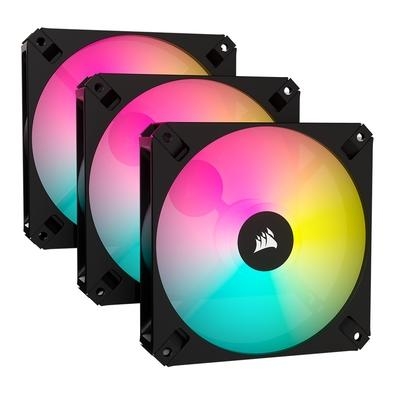 Cooler FAN Corsair AR120 RGB   Perfeito Para Seu Setup Oferece um fluxo de ar potente e uma iluminação RGB incrível para qualquer sistema. Com um adap