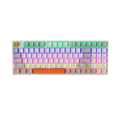 Teclado Mecânico Gamer Machenike K500-B94   Design do K500-B94 foi projetado para proporcionar conforto e ergonomia durante as longas sessões de jogo.