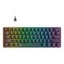 Teclado Mecânico Gamer Rise Mode GM1 Black   Controle Preciso e Liberdade de Movimento Compacto e leve, ideal para mesas com espaço limitado e para le