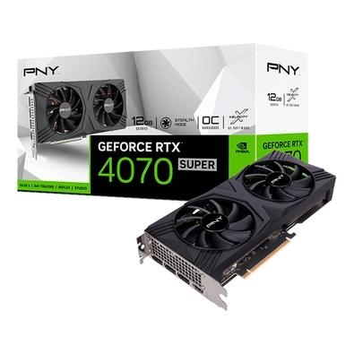 Placa de Vídeo RTX 4070 SUPER Gaming Verto OC   Obtenha desempenho de IA de próximo nível na GeForce RTX Descubra a vantagem do RTX AI. Construídas pa