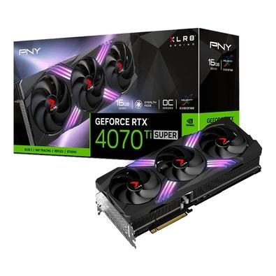 Placa de Vídeo RTX 4070 Ti SUPER Gaming Verto EPIC-X RGB Triple Fan   Obtenha desempenho de IA de próximo nível na GeForce RTX Descubra a vantagem do 