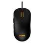 Mouse Gamer PCYes Basaran Black Vulcan   Design Ambidestro O Mouse Basaran possui design ambidestro, ideal tanto para destros como canhotos. Possui do