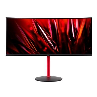 Monitor Gamer Acer XZ342CU S3   Tela Curva A tela curva 21:9 envolve você em um mundo de entretenimento com todos os cantos da tela à mesma distância 