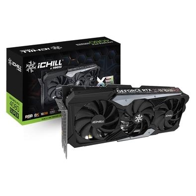 Placa de Vídeo RTX 4080 Super Ichill X3   Desempenho Superior para Jogos e Criação de Conteúdo A INNO3D GeForce RTX 4080 SUPER iCHILL X3 é uma placa d