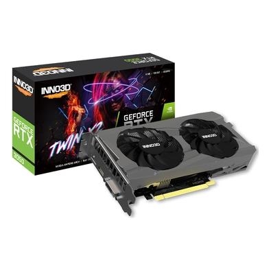 Placa de Vídeo RTX 3050 Twin X2   Domine os Jogos com Desempenho Amplificado A placa de vídeo INNO3D GEFORCE RTX 3050 6GB TWIN X2 oferece um desempenh