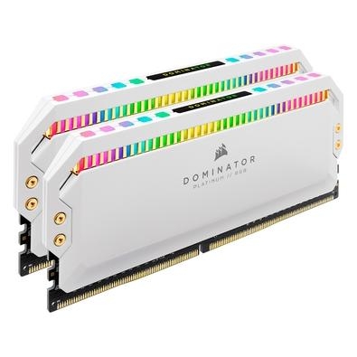 Memória Corsair Dominator Platinum RGB   Perfeita Para Seu Setup Memória CORSAIR DOMINATOR PLATINUM RGB DDR4 otimizada para placas-mãe Intel e AMD red