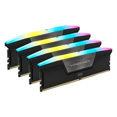 Memória Corsair Vengeance   Perfeita Para Seu Setup A memória CORSAIR VENGEANCE RGB DDR5 oferece desempenho DDR5, frequências mais altas e maiores cap