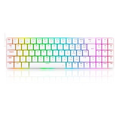 Teclado Mecânico Gamer Redragon Ashe   Domine o Jogo com Precisão e Estilo: Teclado Gamer Compacto com Iluminação RGB Experimente a jogabilidade de el