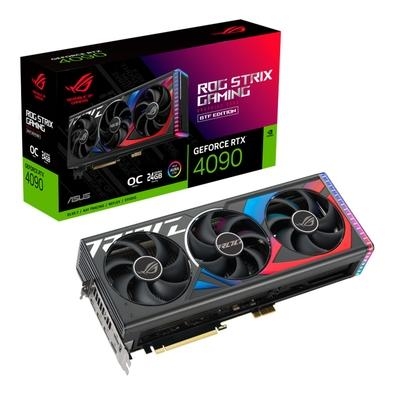 Placa de Vídeo RTX 4090 ASUS ROG Strix O24G BTF Gaming   Traz um significado totalmente novo para acompanhar o fluxo. Por dentro e por fora, cada elem