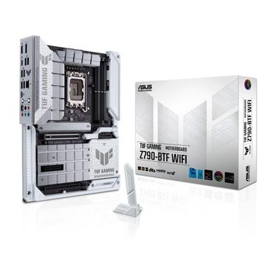 Placa Mãe ASUS TUF GAMING Z790-BTF WIFI   Gerenciamento de Cabos Otimizado O design de conector oculto pode ser ideal para quem está construindo pela 