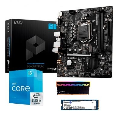 Processador Intel Core i3-10105 O processador Core i3-10105 3,7 GHz Quad-Core LGA 1200 da Intel tem uma velocidade de clock base de 3,7 GHz e vem com 