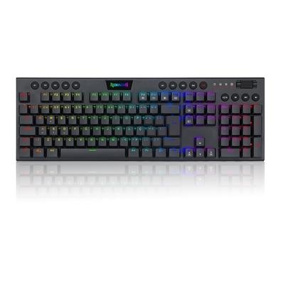 Teclado Mecânico Gamer Redragon Horus O Teclado Mecânico Low Profile Redragon Horus combina estilo e funcionalidade de forma impecável. Com seu design