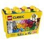 Construa muitas coisas com esta caixa grande de peças clássicas LEGO em 33 cores diferentes. Com muitas janelas e portas diferentes, juntamente com ou